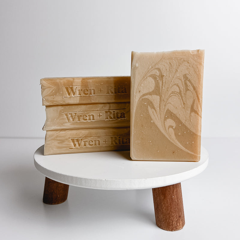 Oatmeal, Milk + Honey  Handcrafted Soap