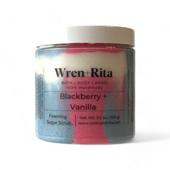 Blackberry + Vanilla Foaming Sugar Scrub