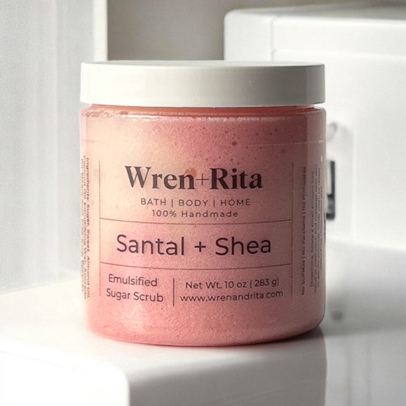 Santal + Shea Emulsified Sugar Scrub