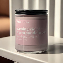 Evening Violet + Warm Sandalwood Shea Body Cream