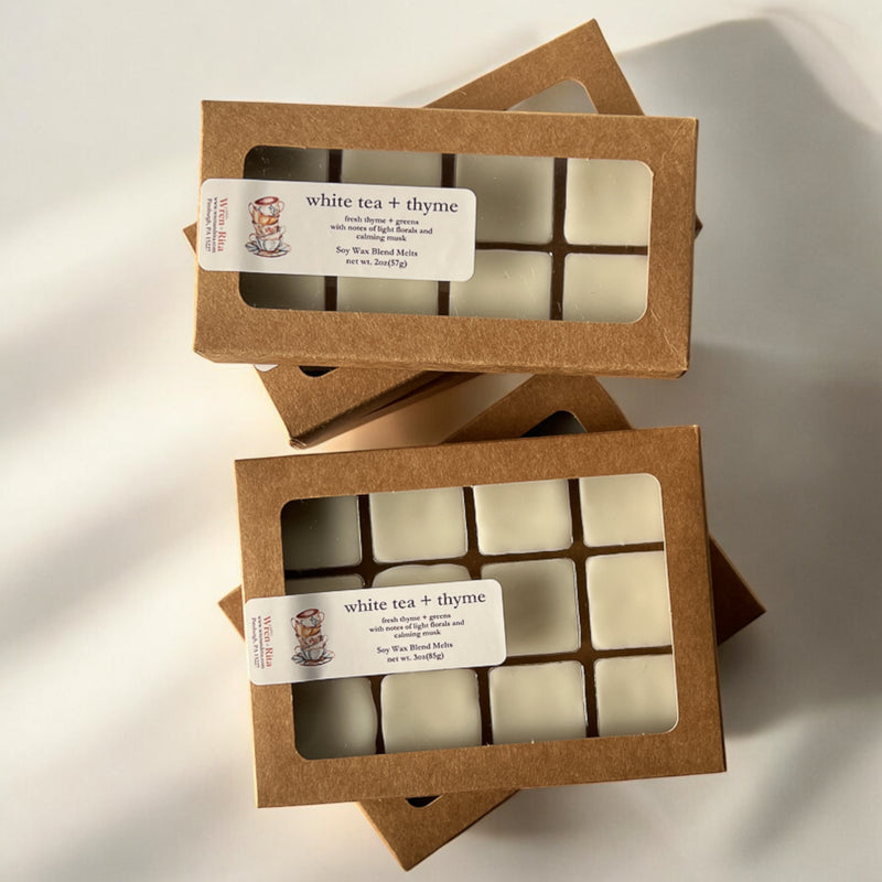 White Tea + Thyme Soy Blend Wax Melts