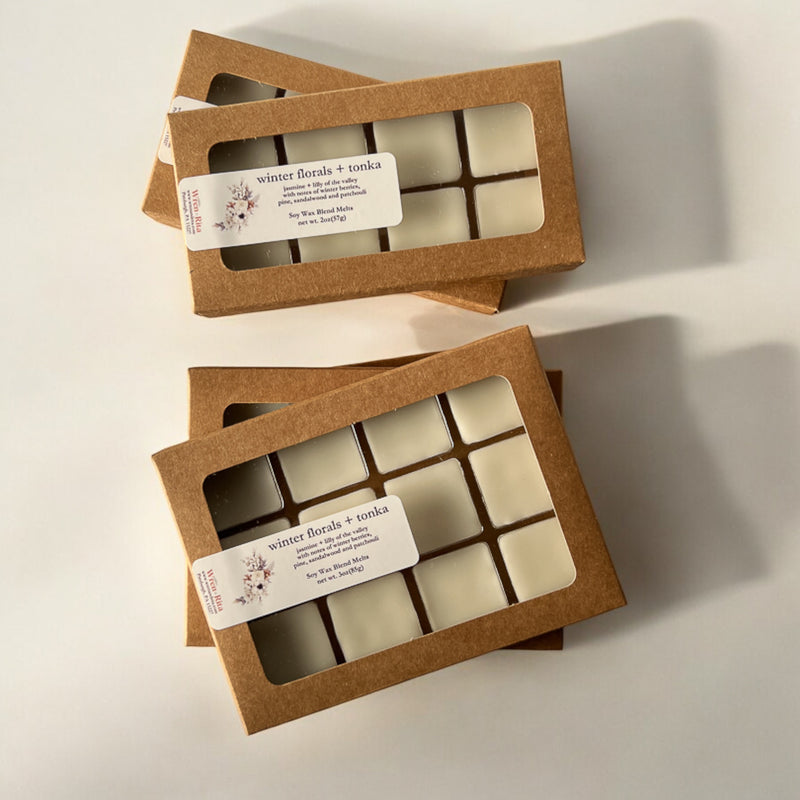 Winter Florals + Tonka Soy Blend Wax Melts