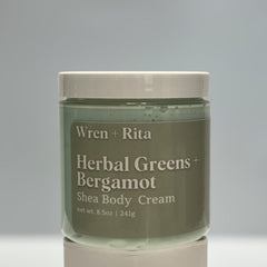 Herbal Greens + Bergamot Shea Body Cream