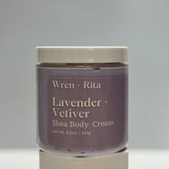 Lavender + Vetiver Shea Body Cream
