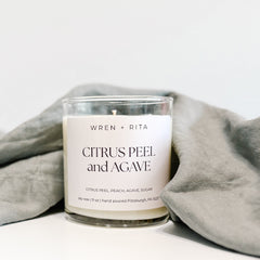 Citrus Peel and Agave - Soy Wax Candle
