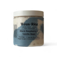Black Raspberry + Vanilla Bean Foaming Sugar Scrub
