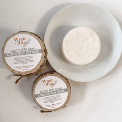 Strawberry + Whipped Cream Goat's Milk Soap