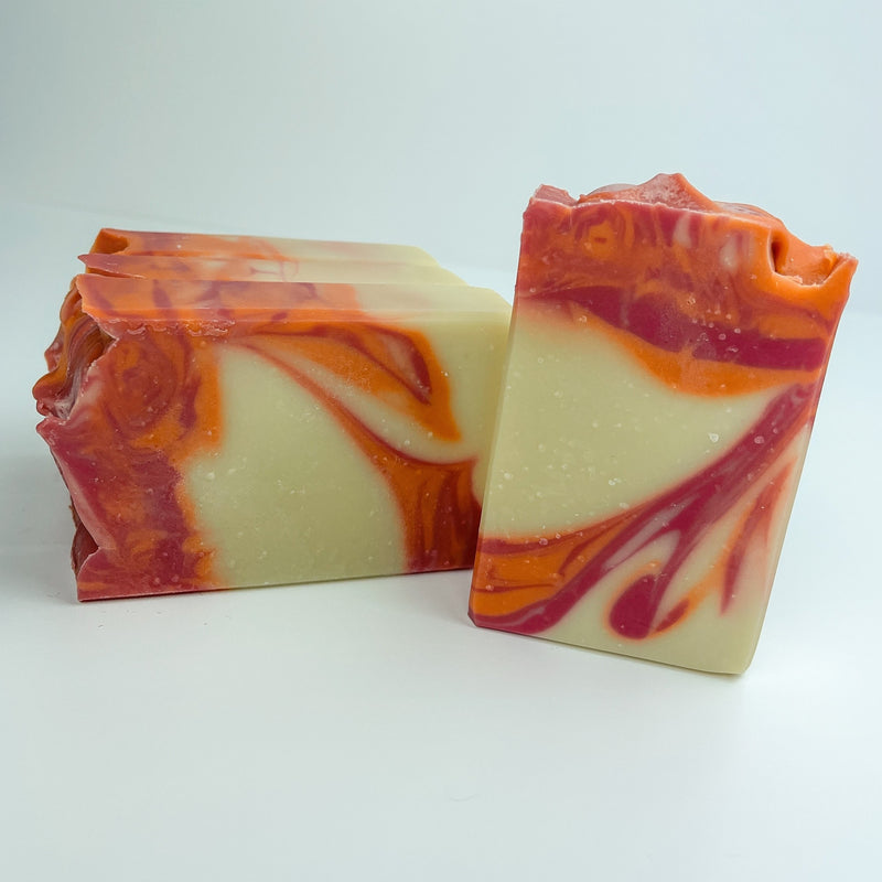 Hemp Cold Process Soap Scented with Pink Grapefruit